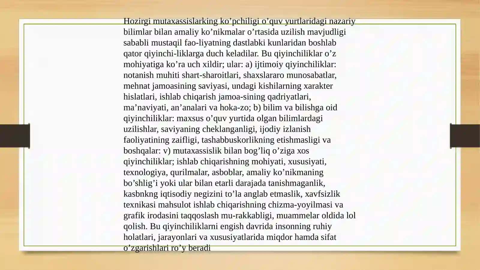HimmatovaMalikaning rivojlanish psixologiyasidan mustaqil ishi 4