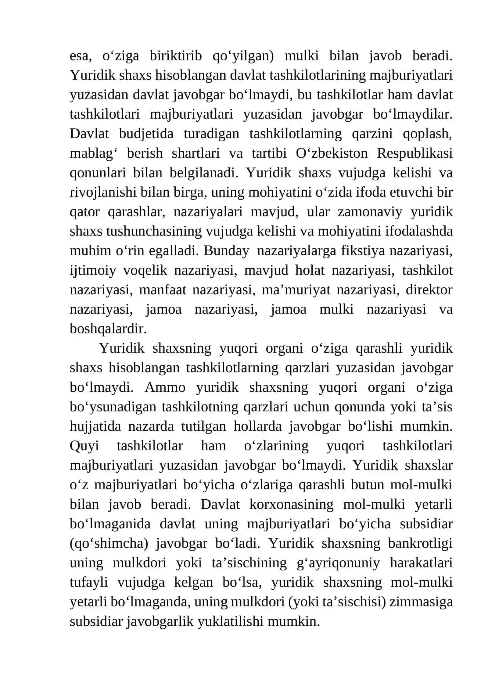 Yuridik shaxslar – fuqarolik huquqining subyekti 4