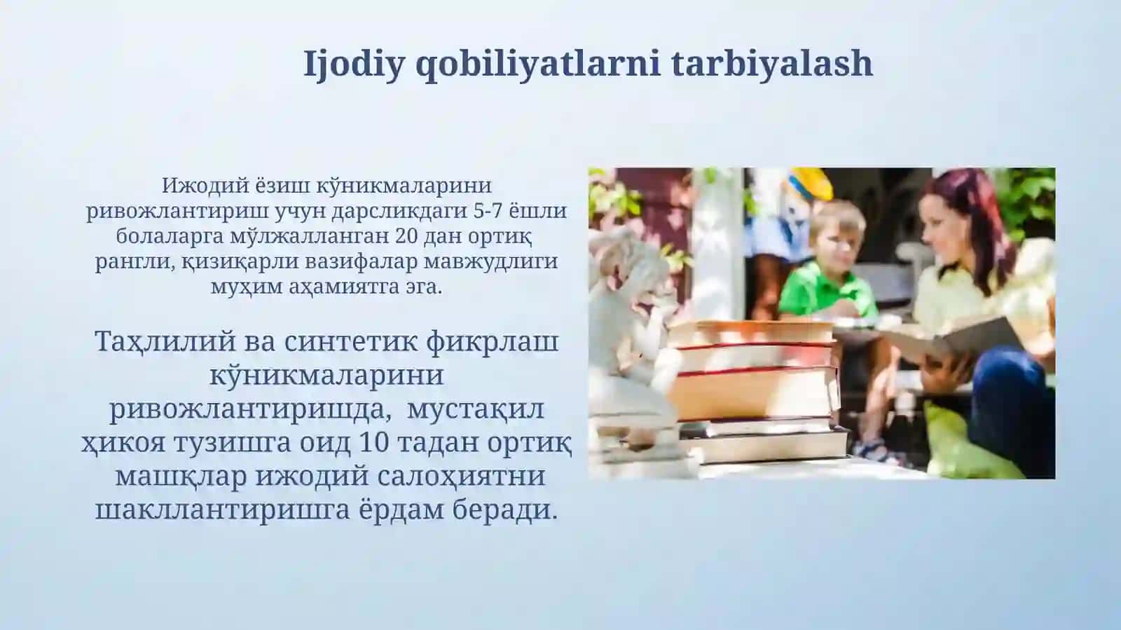 Boshlang'ich sinf ona tili darsliklarining ta'limiy va tarbiyaviy ahamiyati 4