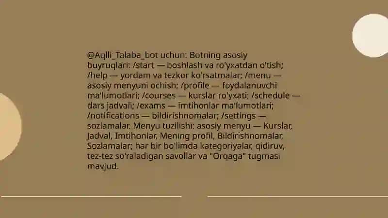 @Aqlli_Talaba_bot 4