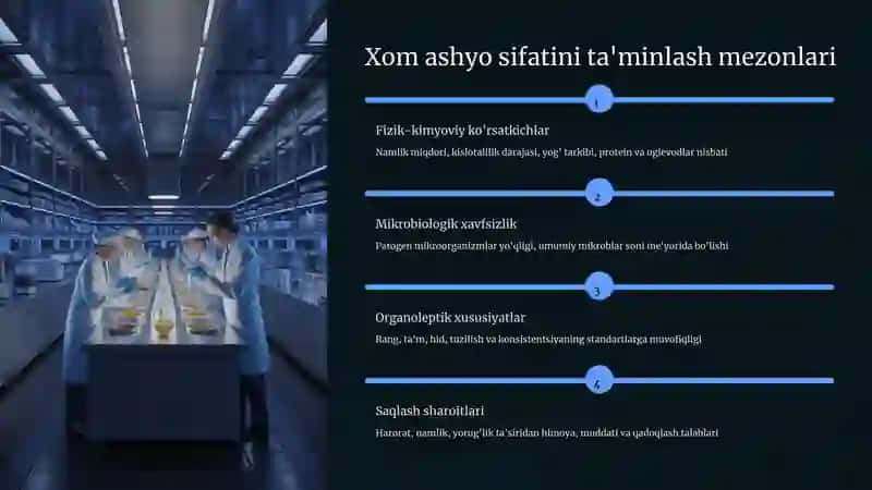Qandolat mahsulotlari ishlab chiqarishda xom ashyolar va zamonaviy texnologiyalar 4