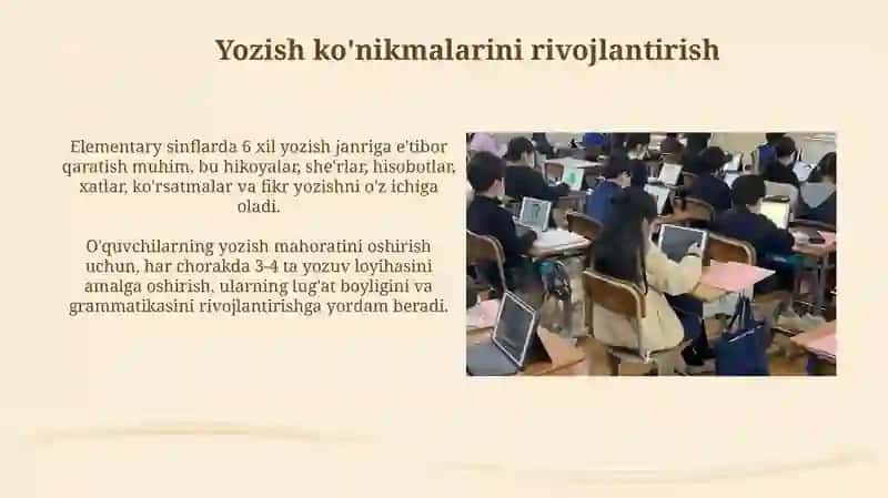 Boshlang'ich sinf o'quvchilarida yozish va og'zaki nutq qobiliyatlarini rivojlantirish 4