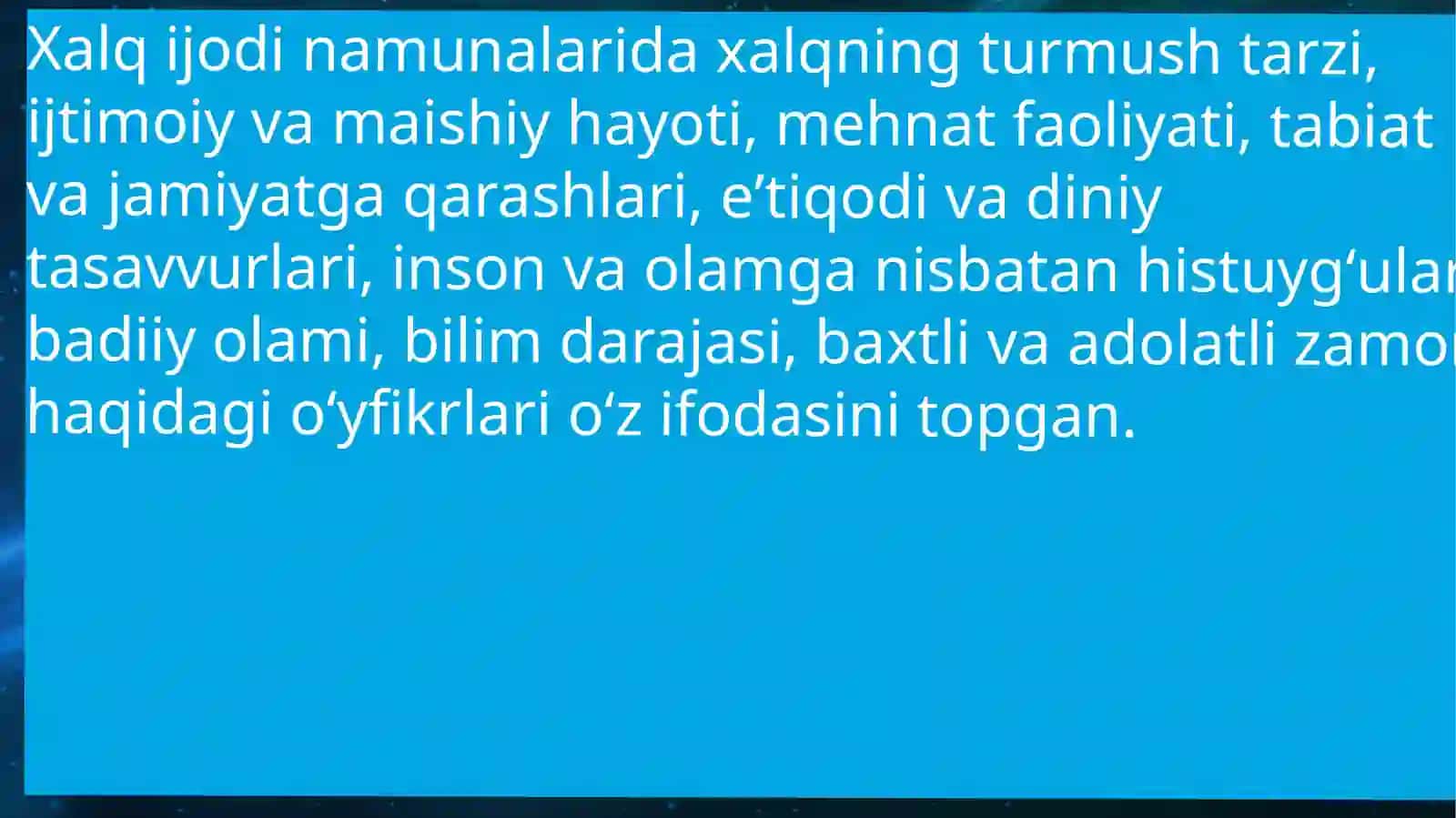 Xalq ogʻzaki ijodi 4