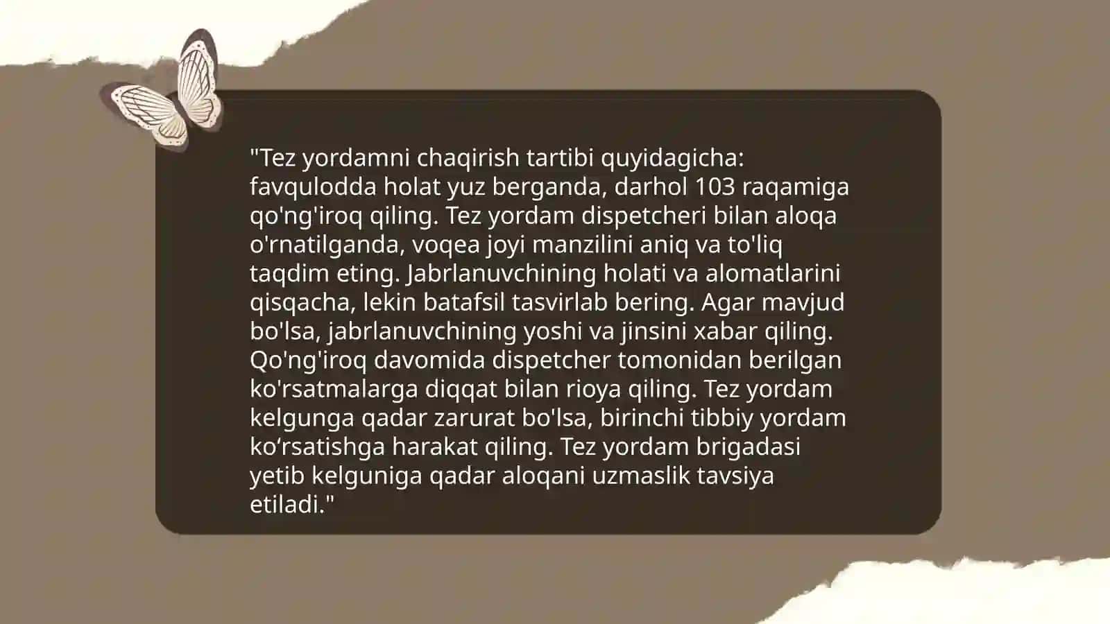 Baxtsiz hodisa ro‘y berganda birinchi tibbiy yordam korsatish 4