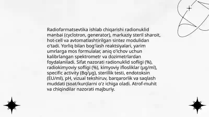 Yadro kimyosining tibbiyotdagi õrni 4