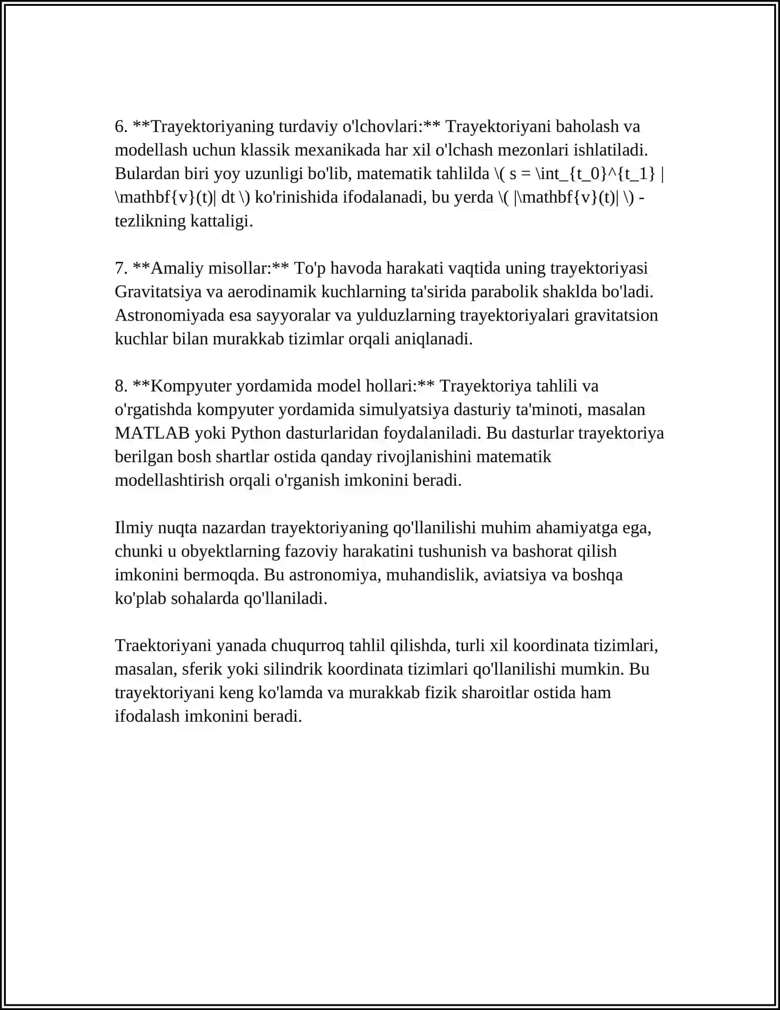 MEXANIK TIZIM HARAKATI 4