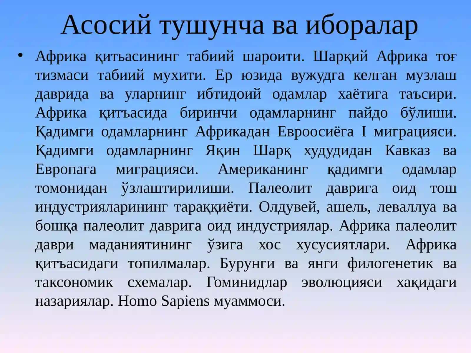 Африканинг палеолит даври археологияси 4
