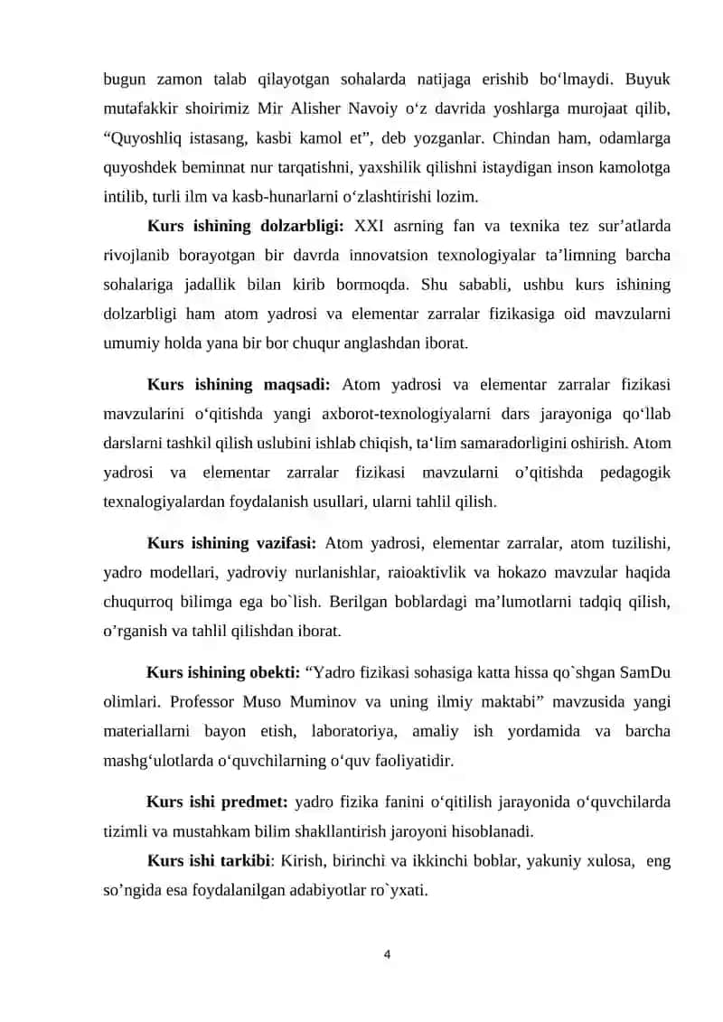 Yadro fizikasi sohasiga katta hissa qo`shgan SamDu olimlari.Professor Muso Muminovning ilmiy maktabi 4