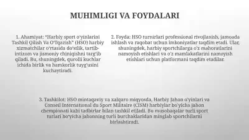 Harbiy Sport Oyinlarini Tashkil Qilish Va O'Tkazish 4