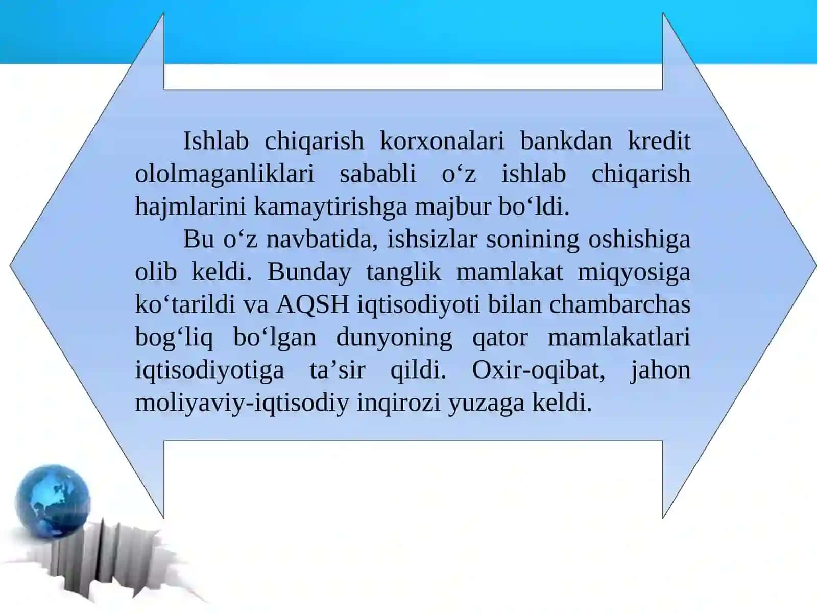 Jahon moliyaviy-iqtisodiy inqiroz 4