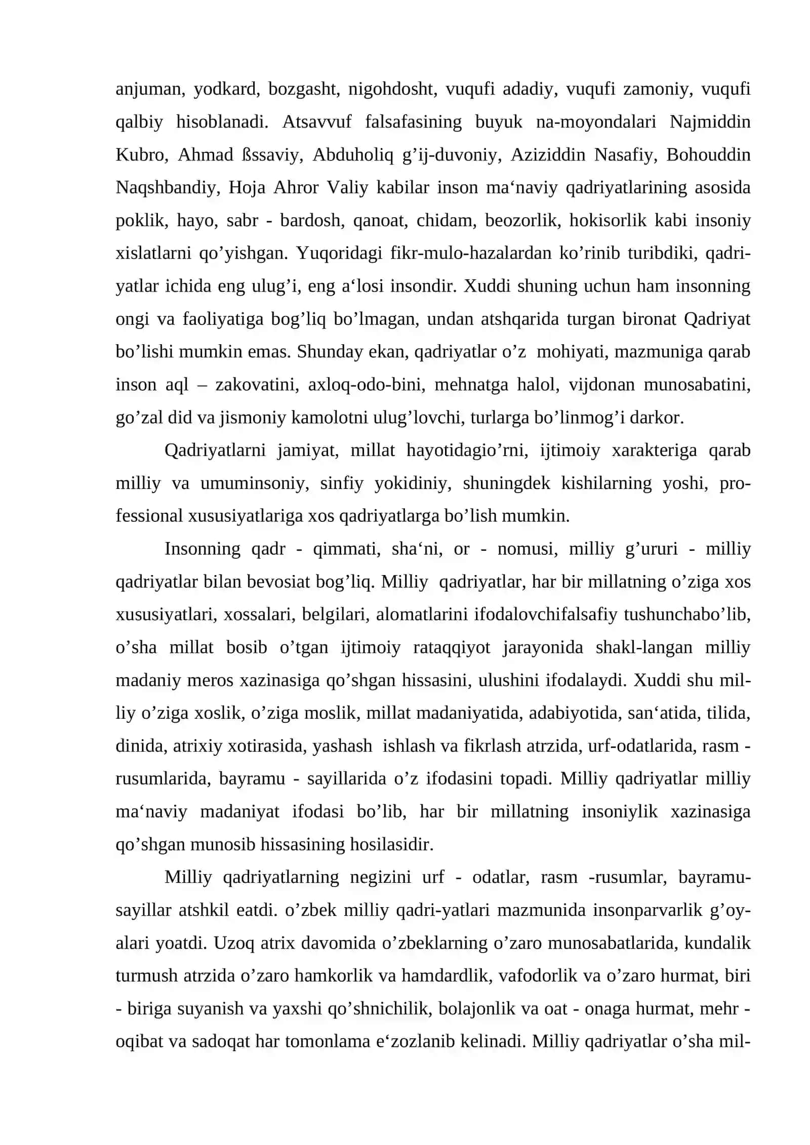 Milliy va umuminsoniy qadriyatlar 4