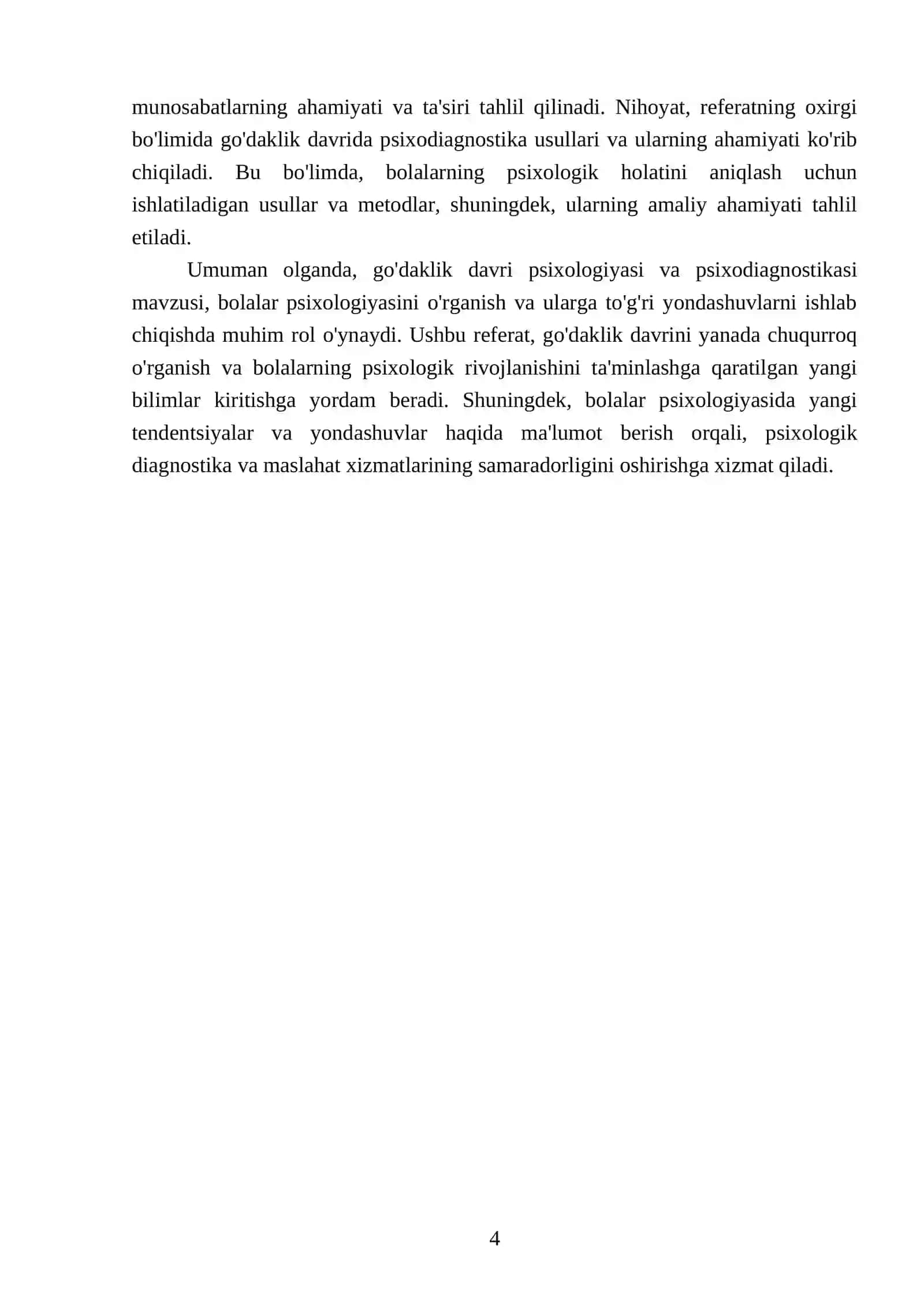 Go'daklik Davri Psixologiyasi va Psixodiaginostikasi 4
