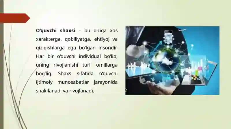 O'quvchishaxsi tarbiyaning obyekti va subyekti sifatida 4