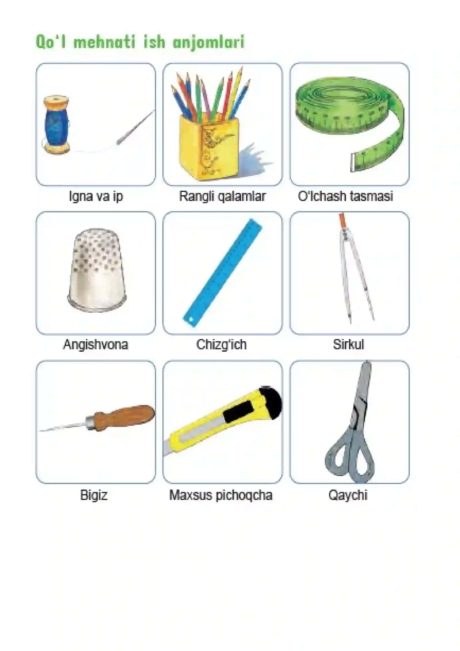 2-sinf Texnologiya Texnologik vositalar dars ishlanmasi 4