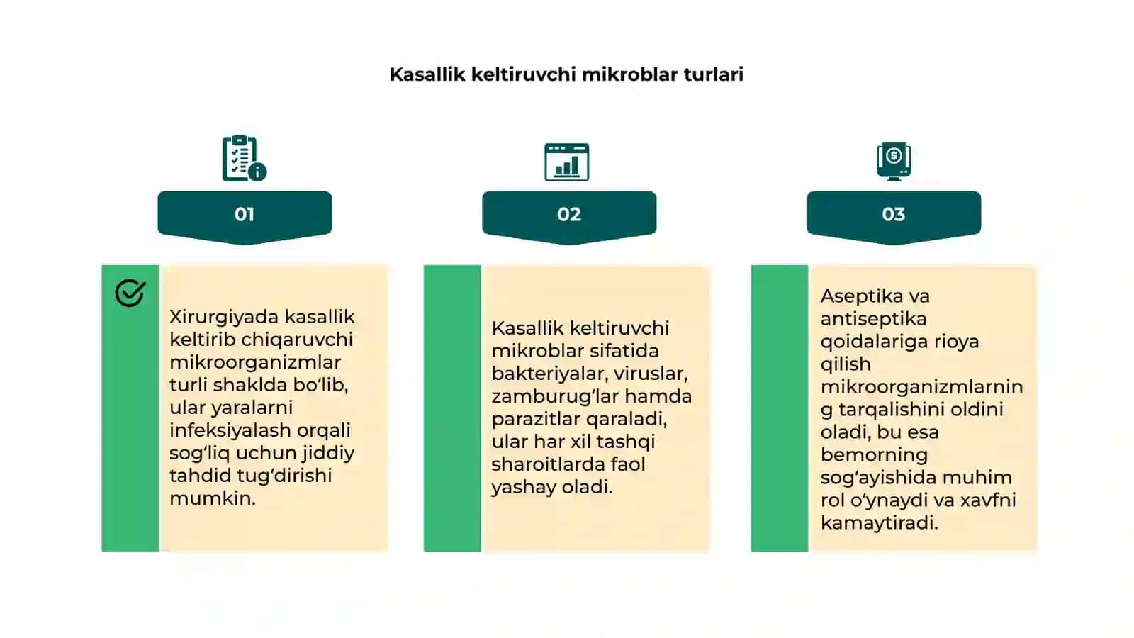 Xirurgiyada kasallik keltirib chiqaruvchi mikroorganizmlar 4