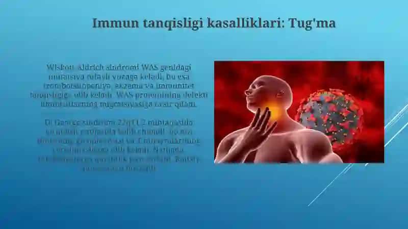 Immun tanqisligi kasalliklari: Orttirilgan (OITS) 4
