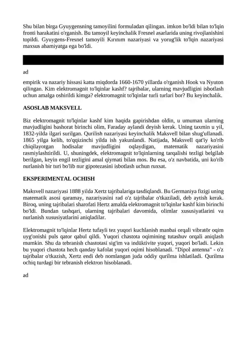 Kundalik hayotda elektromagnit nurlanish 4