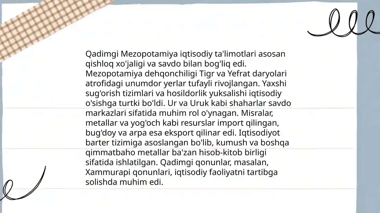 Qadimgi Misr iqtisodiy ta'limotlari 4