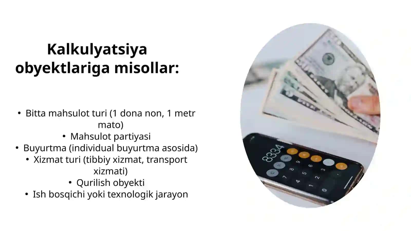 TANNARXNI KALKULYATSIYA QILISH 4