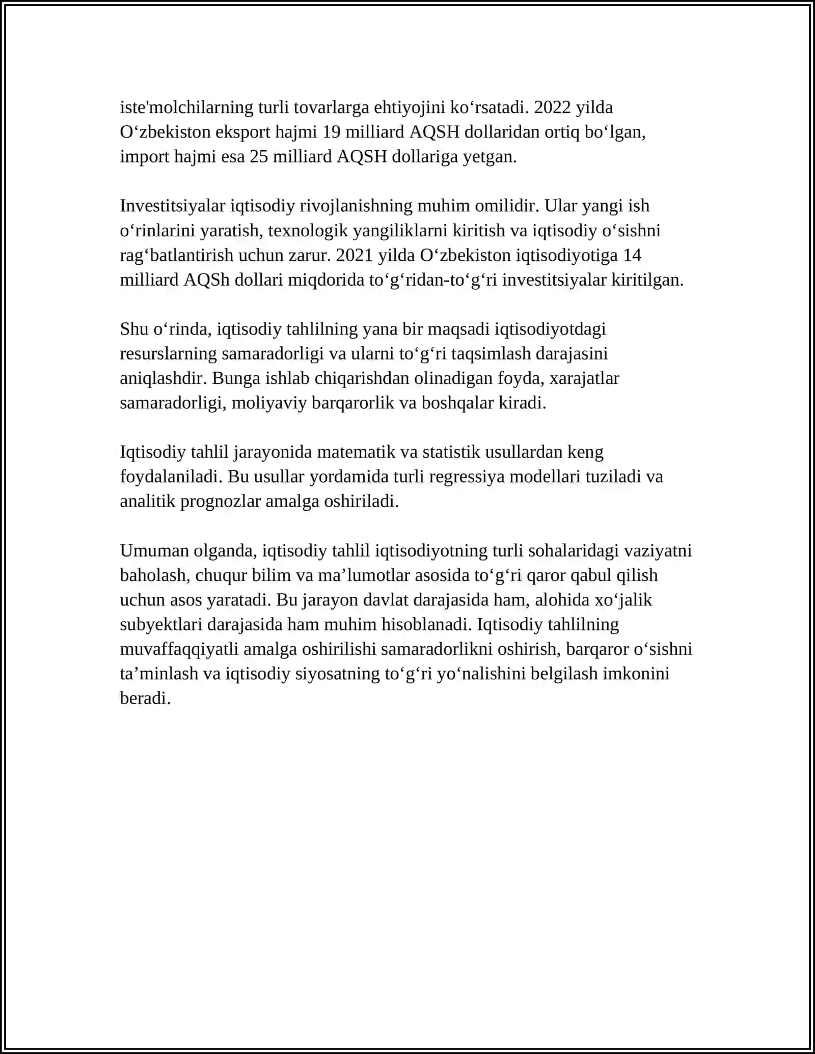 IQTISODIY TAHLILNING ASOSIY TAMOYILLARI 4