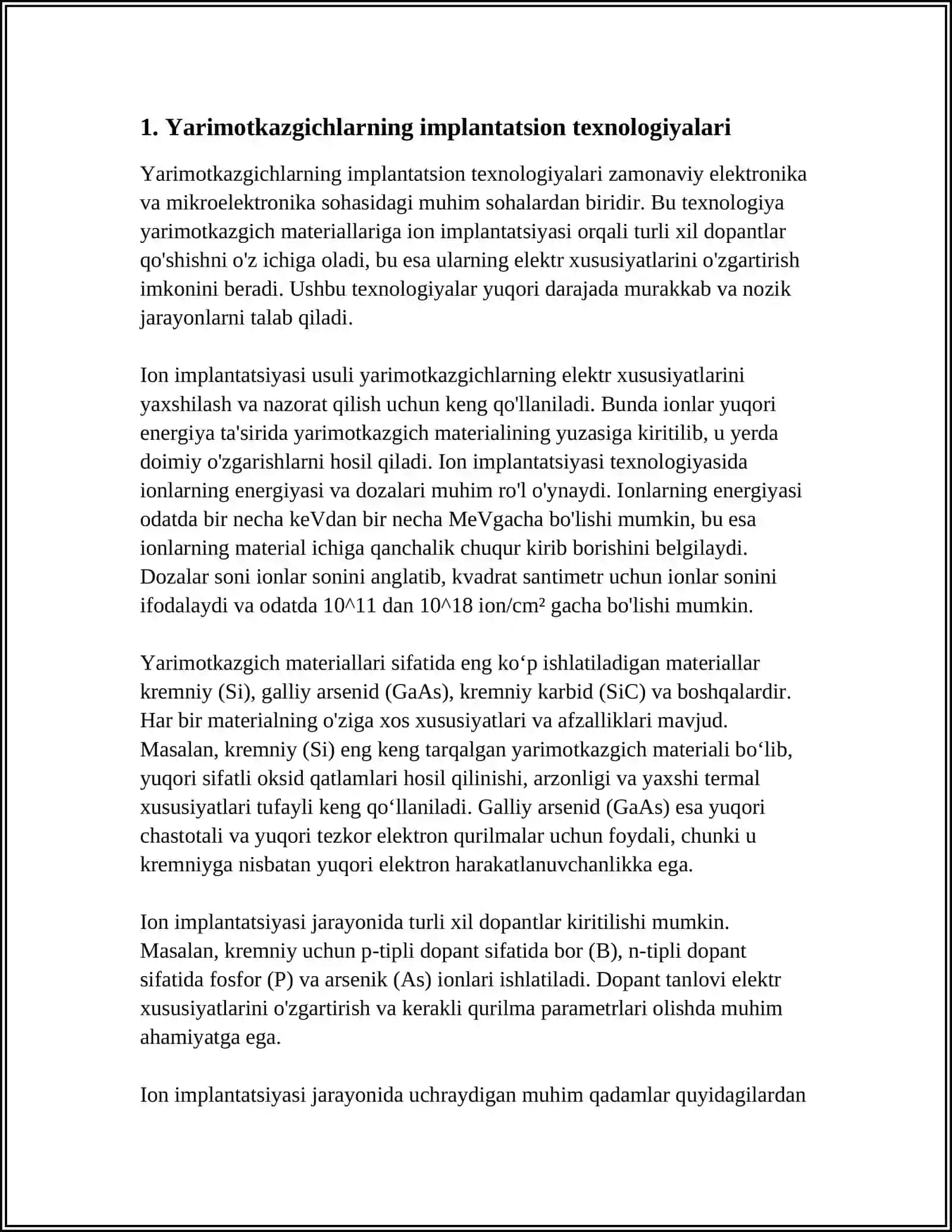 YARIMOTKAZGICH ASBOBLARINING ELEKTROFIZIK XUSUSIYATLARI 4