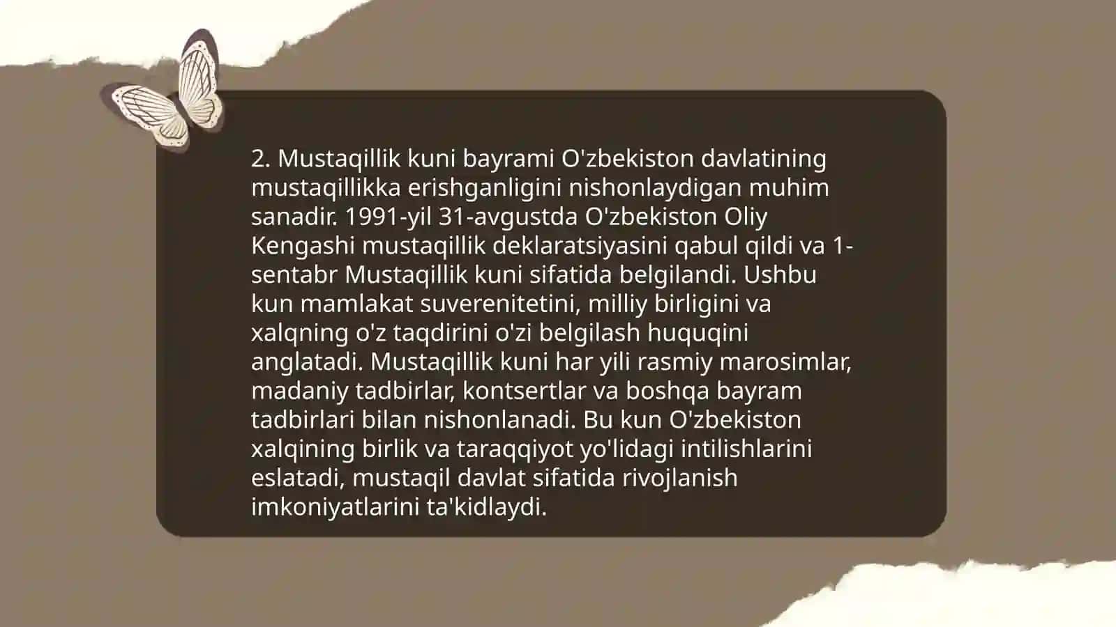 «Знакомство. Рассказ о себе. День Независимости нашей Родины» 4