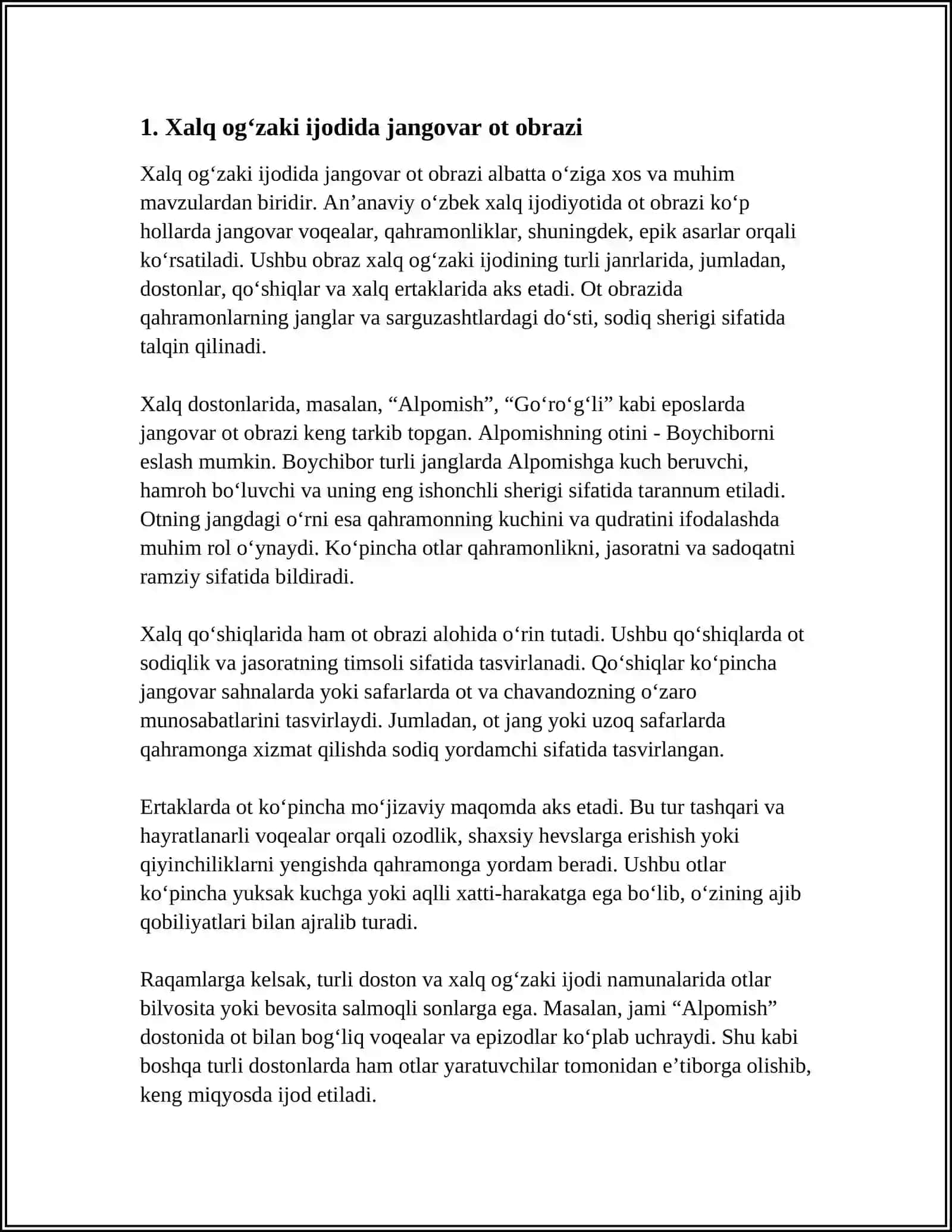 Jangovar ot obrazining tarixiy asoslari va badiiy talqini 4