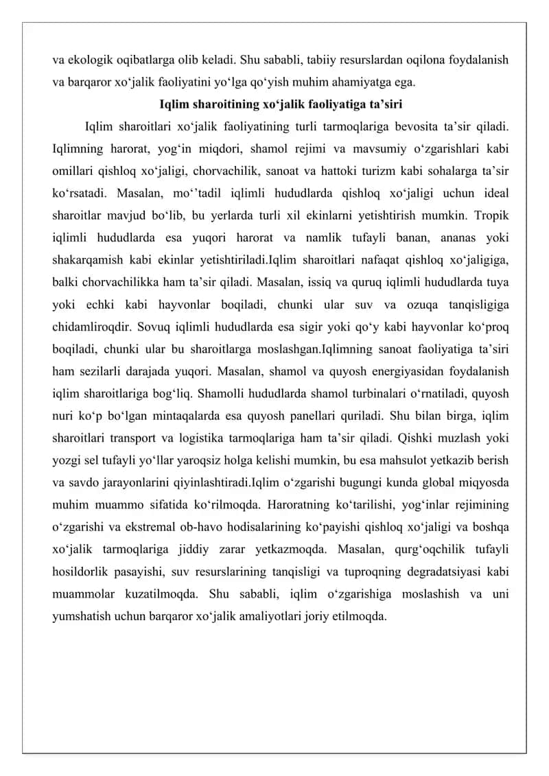 Xo‘jalik-madaniy tiplar shakllanishining ekologik omillari 4