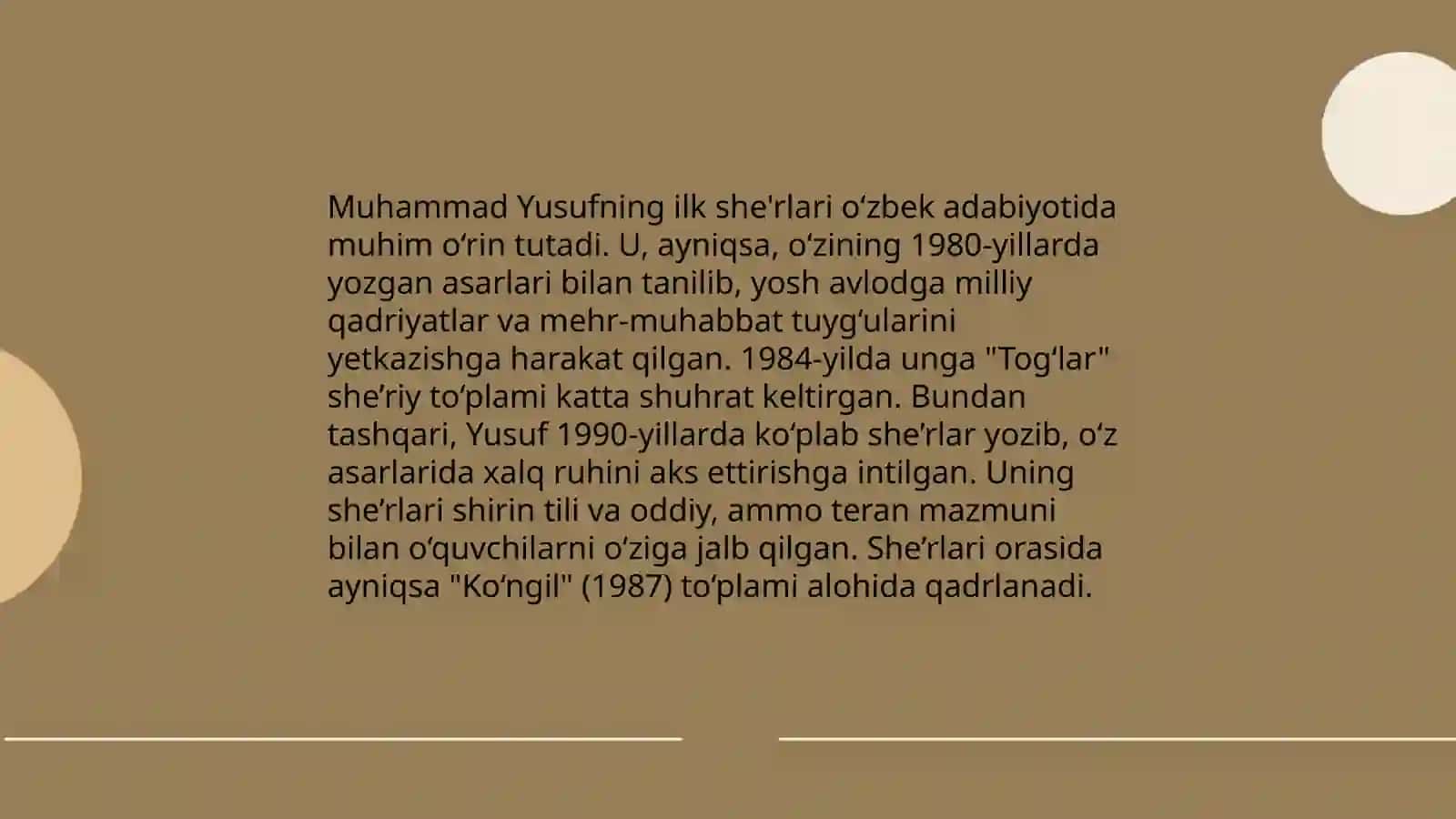 Muhammad Yusuf,She'rlar 4