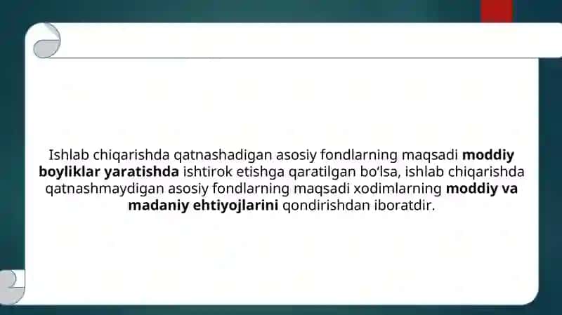 Asosiy Ishlab Chiqarish Fondlari 4