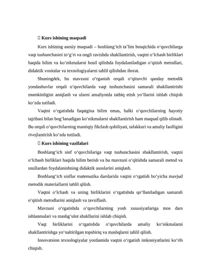“ 4-SINFLARDA VAQT O’LCHOV BIRLIKLARINI O’RGATISHDA TARIXIY MATERIALLARDAN FOYDALANISH METODIKASI.docx 4