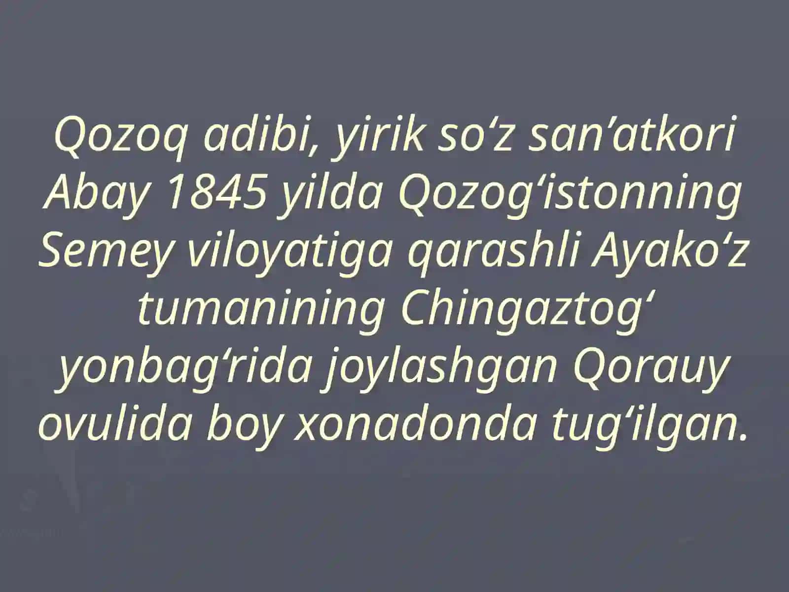 Abay 4