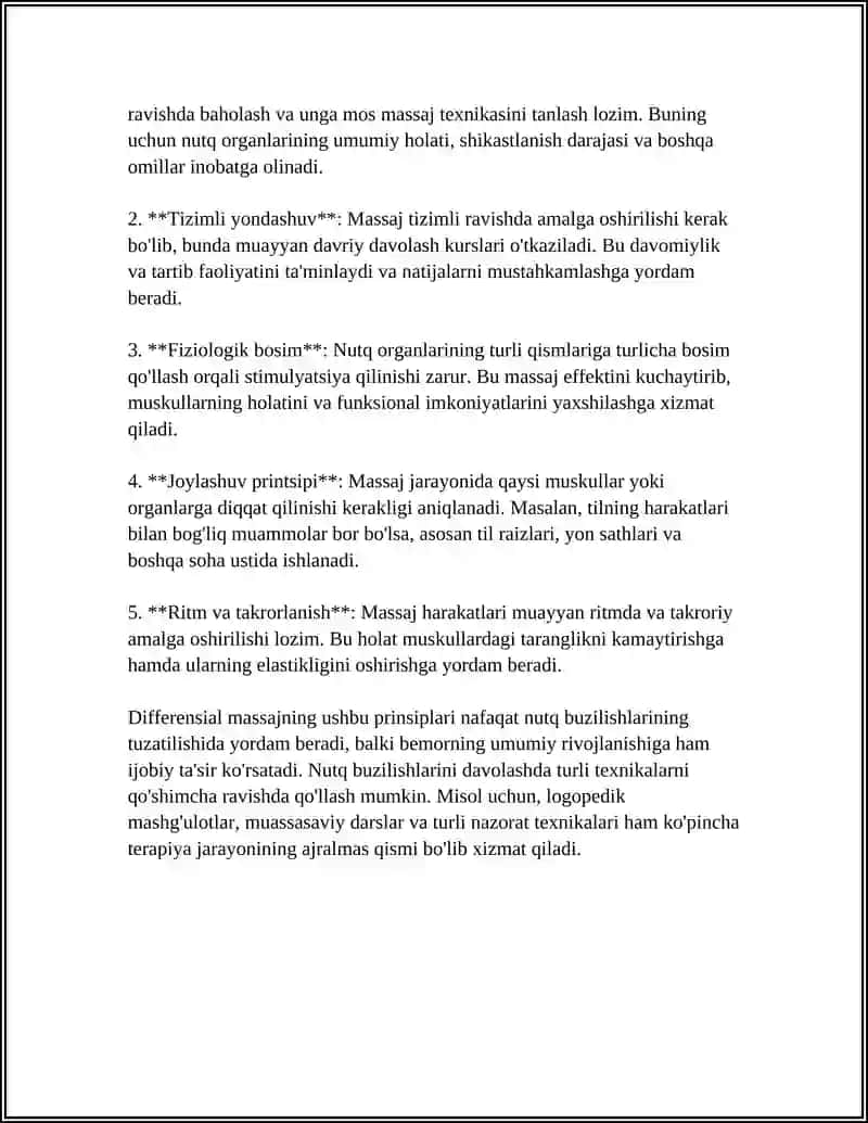 NUTQNING TURLI XIL BUZILISHLARI UCHUN DIFFERENSIAL MASSAJ METODIKASI 4