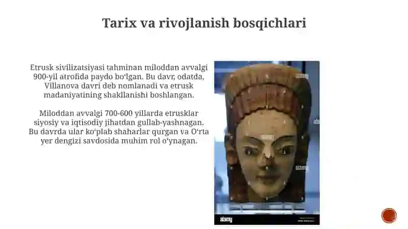 Etrusk san'ati: Tarixi va rivojlanishi 4