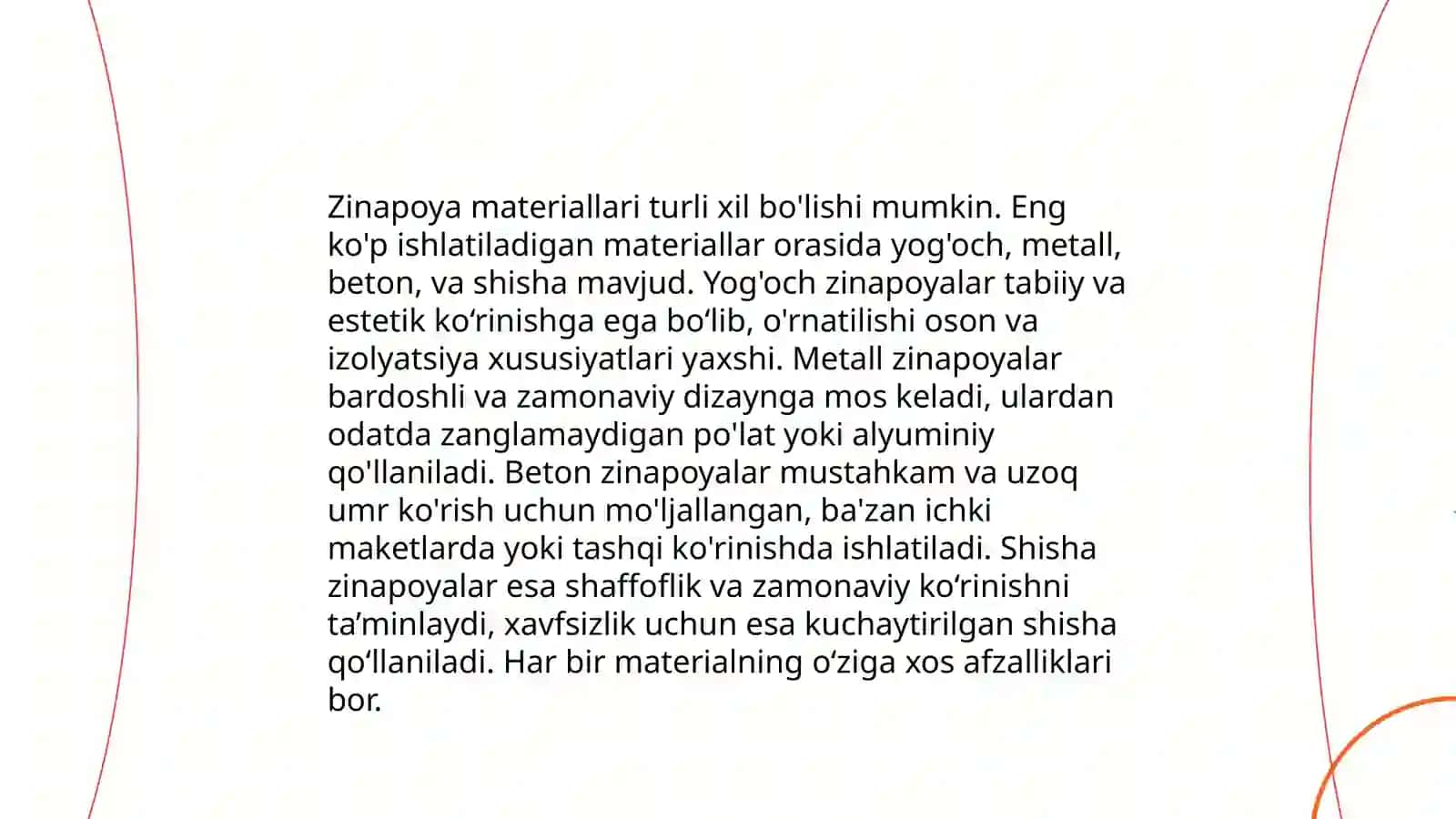 Zinapoya boʻylab oʻchastkaning qurilishi 4