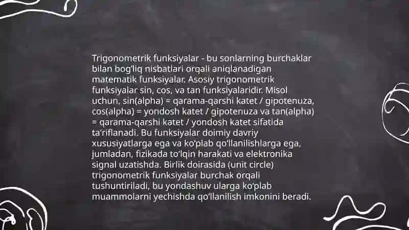 Trigonometriya 4
