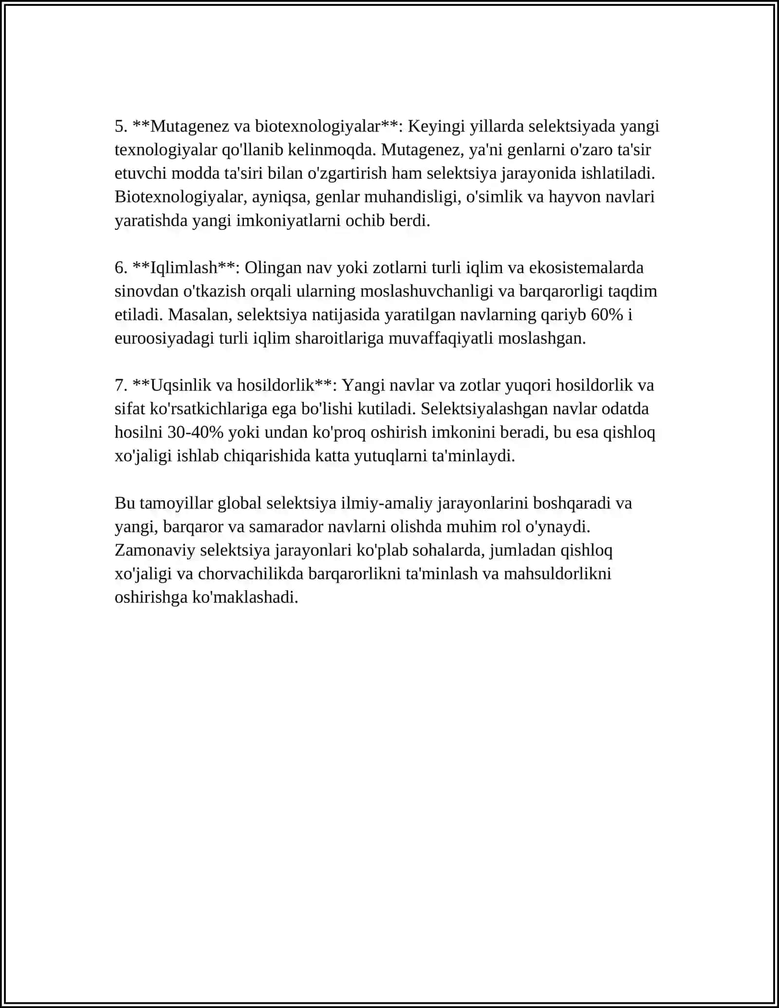 QISHLOQ XO'JALIK HAYVONLARI SELEKSIYA NAZARYASI 4
