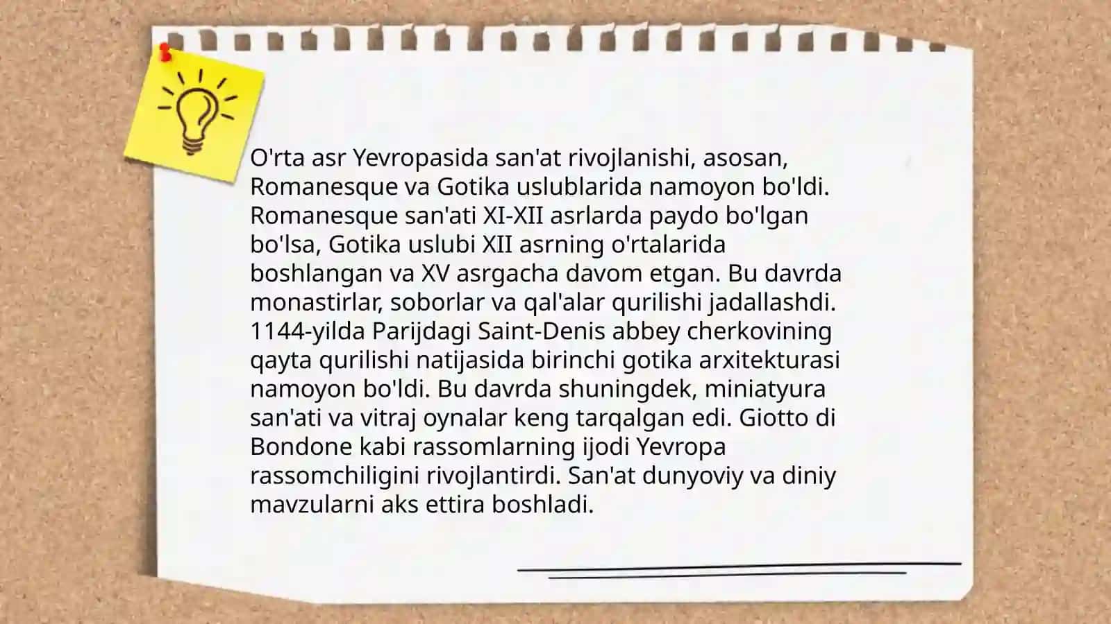 O'rta asr tushunchasi va Yevropa san'atini davrlashtirish 4