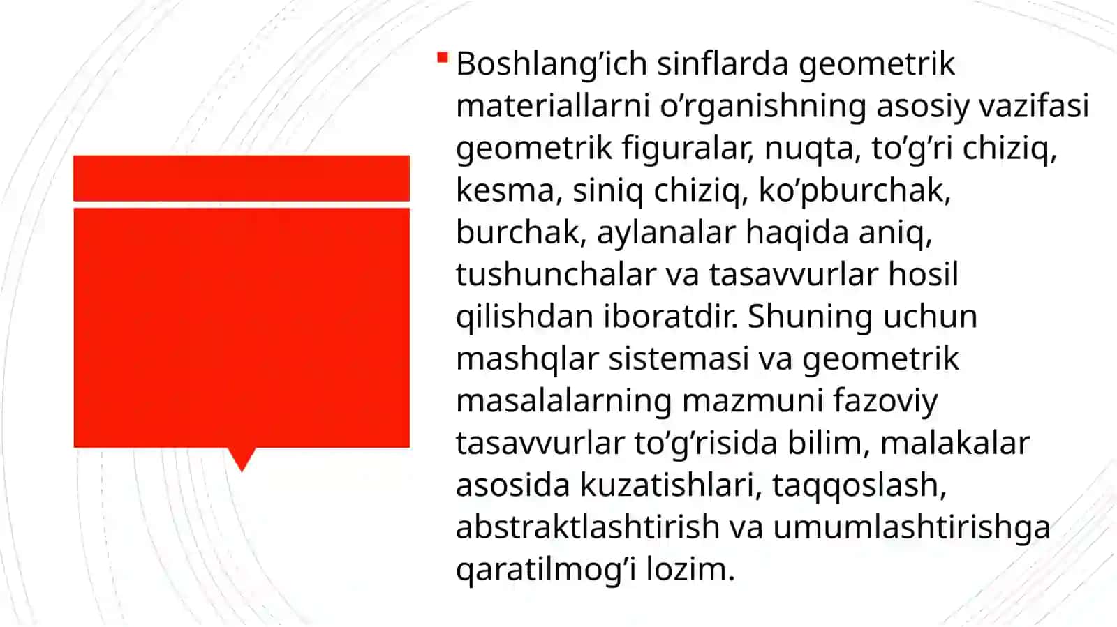 Geometrik masalalar yechish metodlari haqida 4