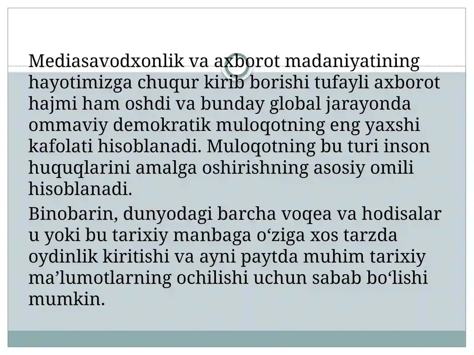 Axborotmadaniyat tushunchasining tadrijiyligi va ilmiy asoslari 4