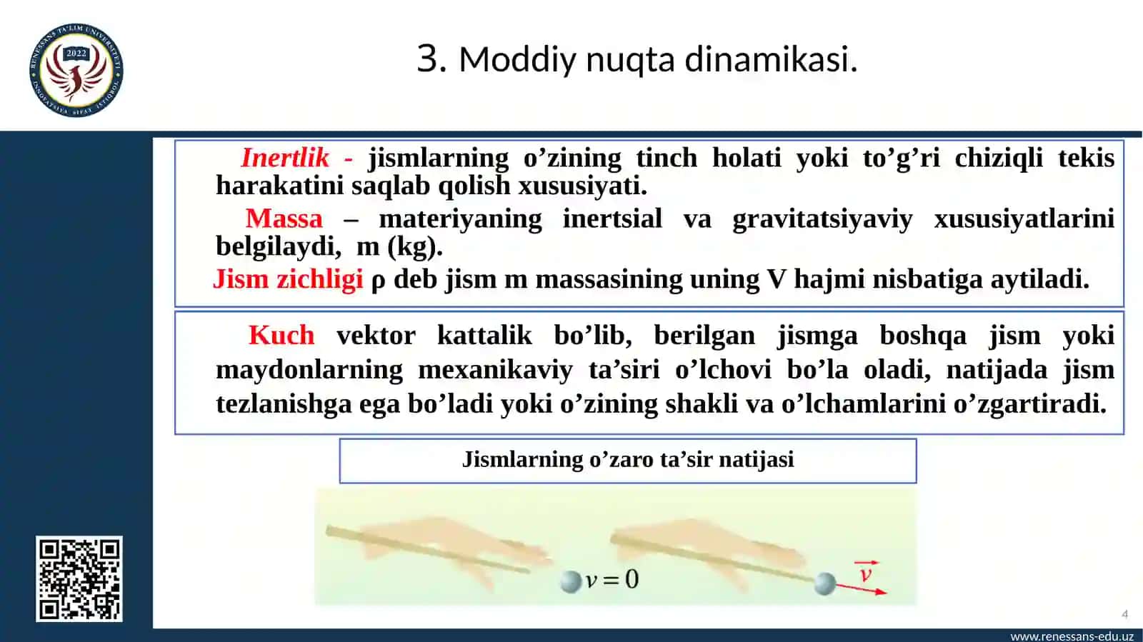 Moddiy nuqta dinamikasi 4