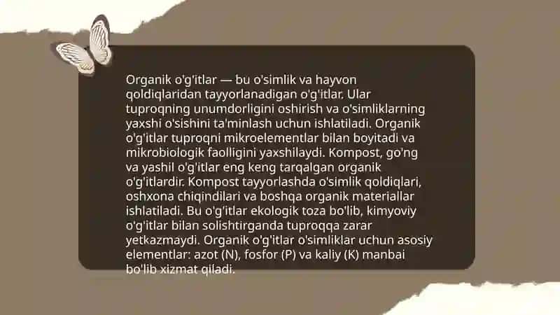 Mineral o'g'itlardan foydalanish usullari 4