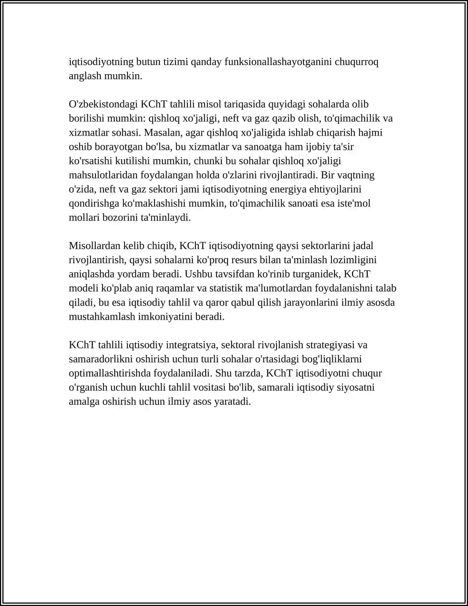 KOP TARMOQLI IQTISODIYOTNING LEONTIEV MODELI 4