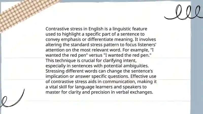 Stress in simple words in phonetics 4