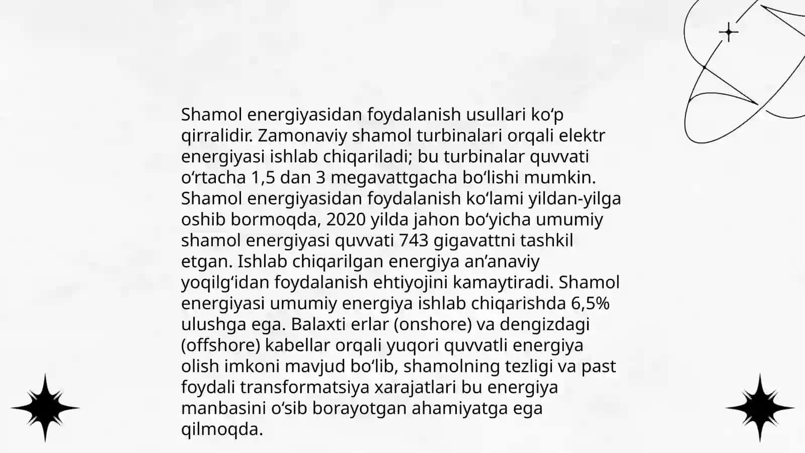 Noananaviy va qayta tiklanadigan energiya manbalaridan foydalanishda energiya tejamkorligi 4