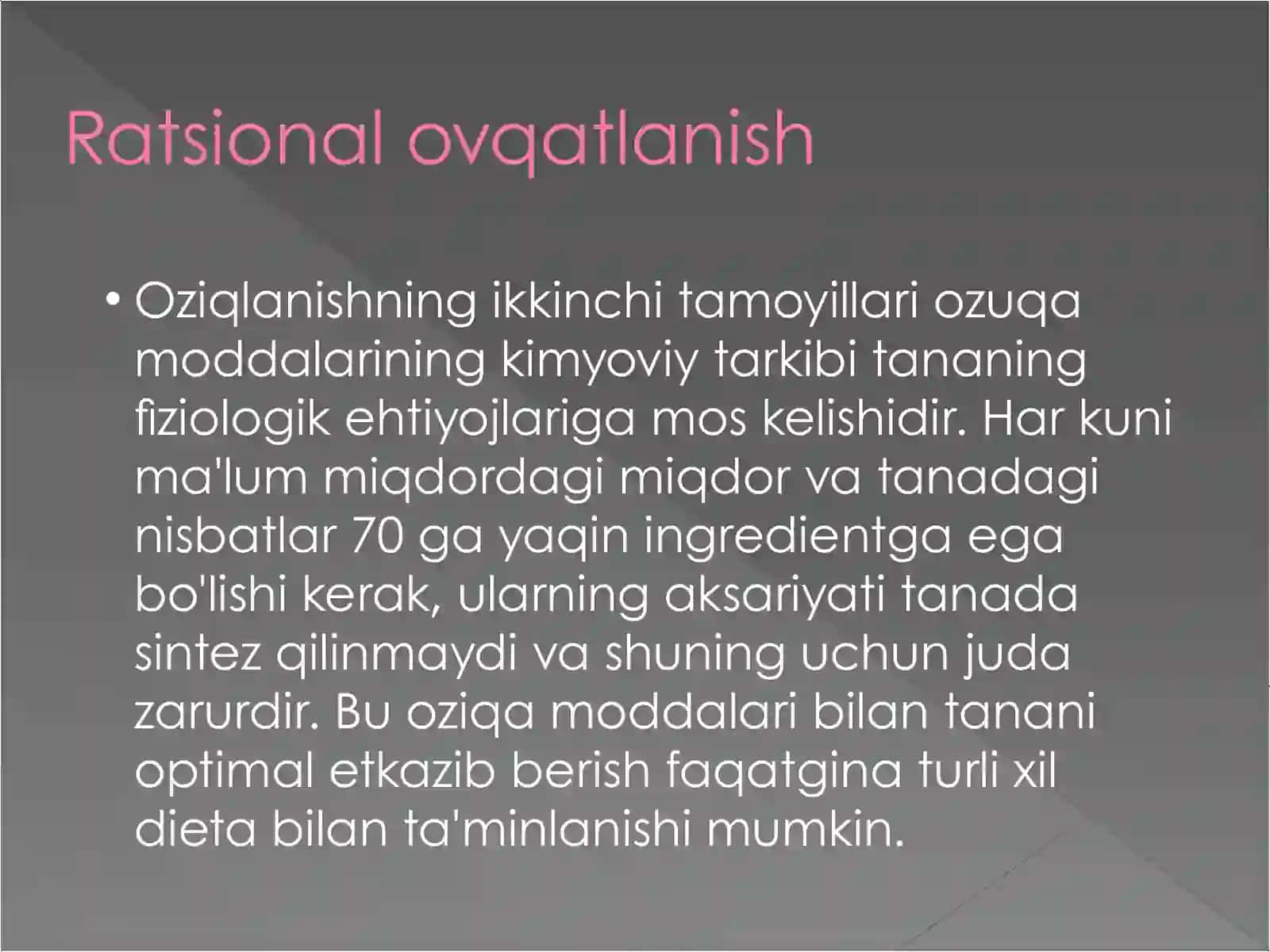 OVQAT HAZM QILISH SISTEMASI 4