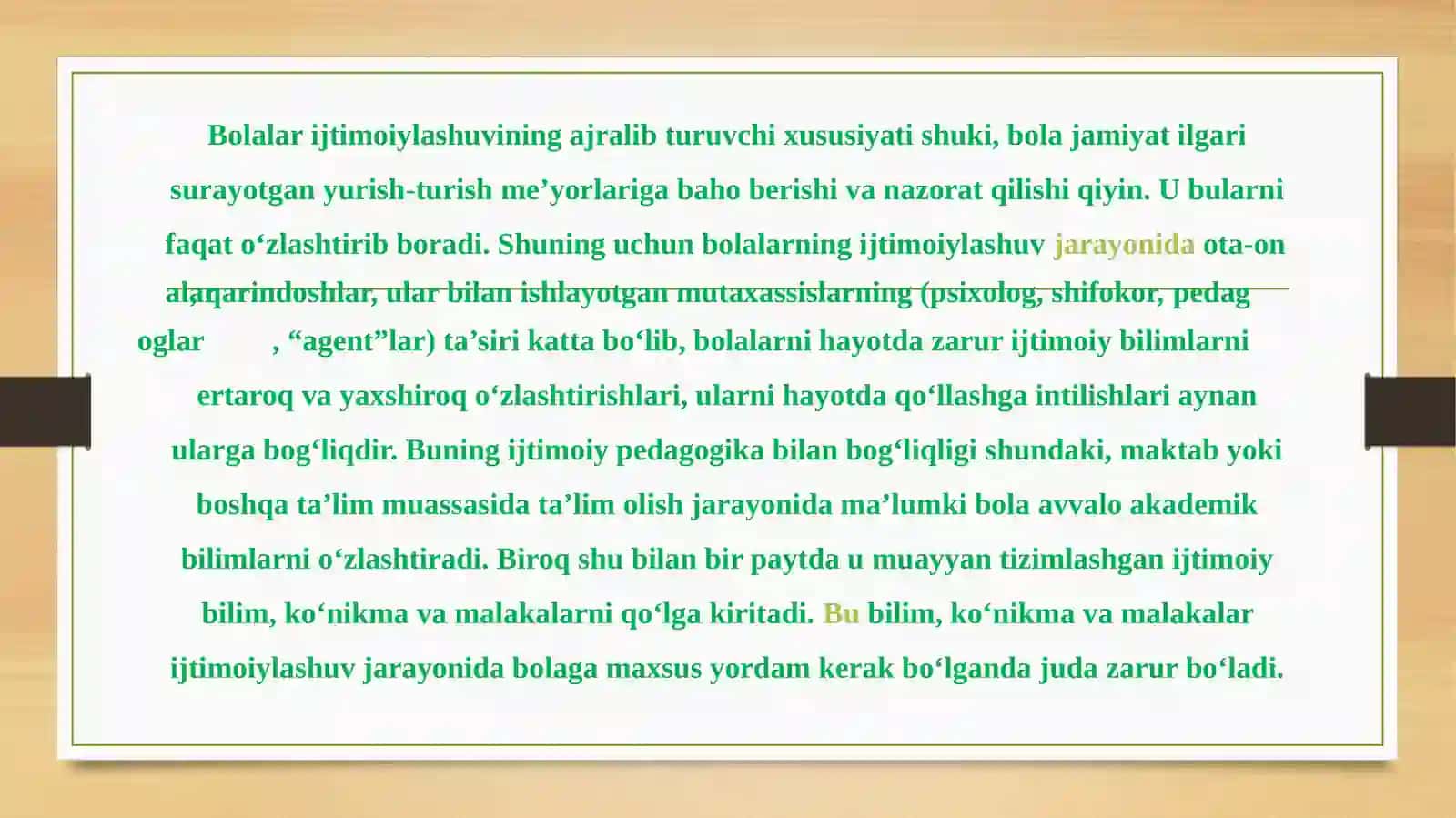 IJTIMOYILASHUV TUSHUNCHASI JARAYONI, VOSITALARI 4