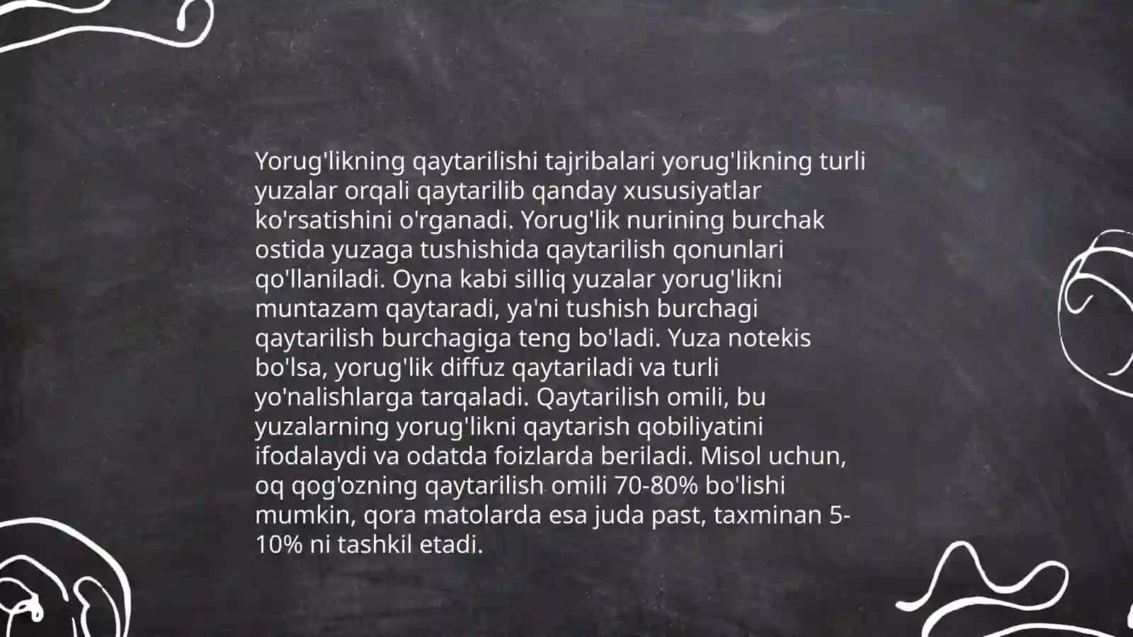 Yorug'lik sinishi tajribalari qurilmalari 4