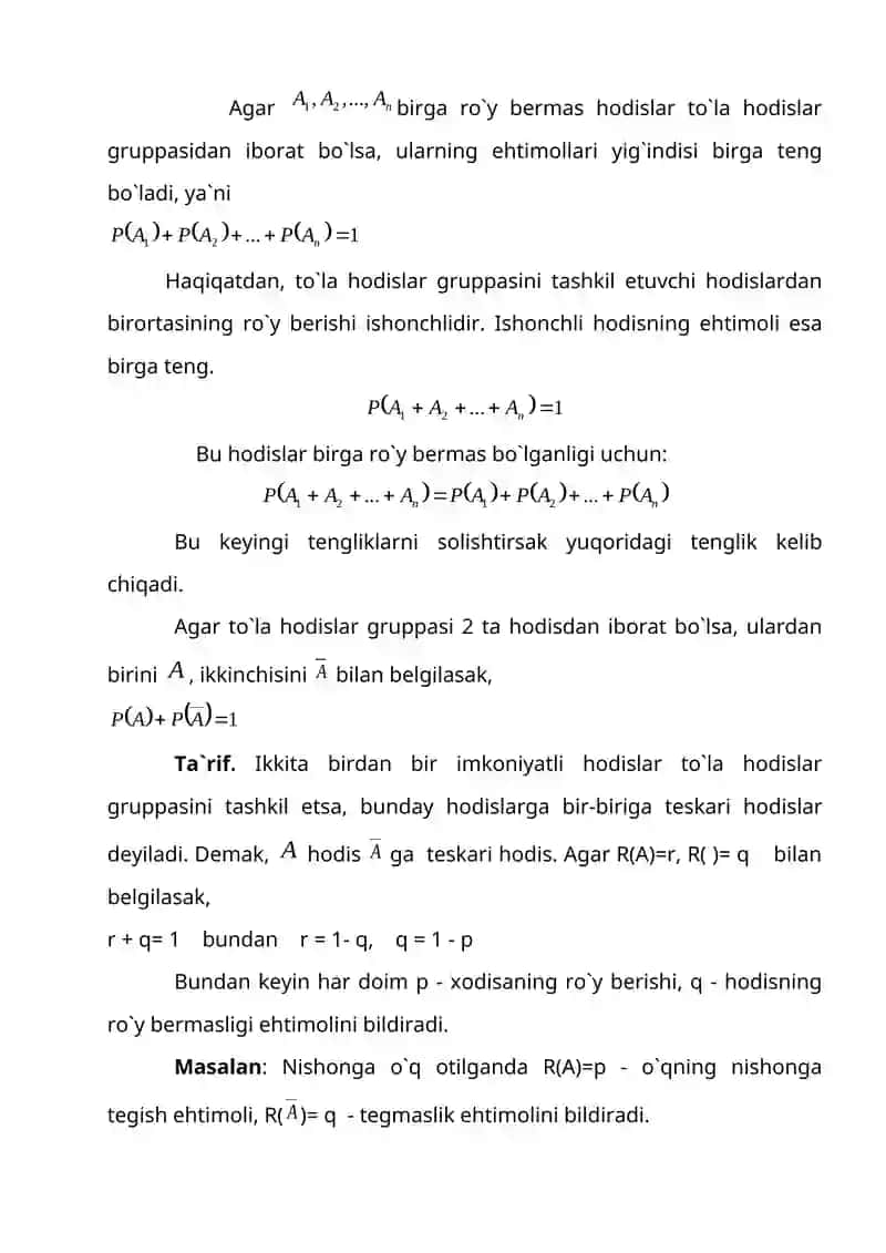 To'la ehtimol va bayes formulasi 4