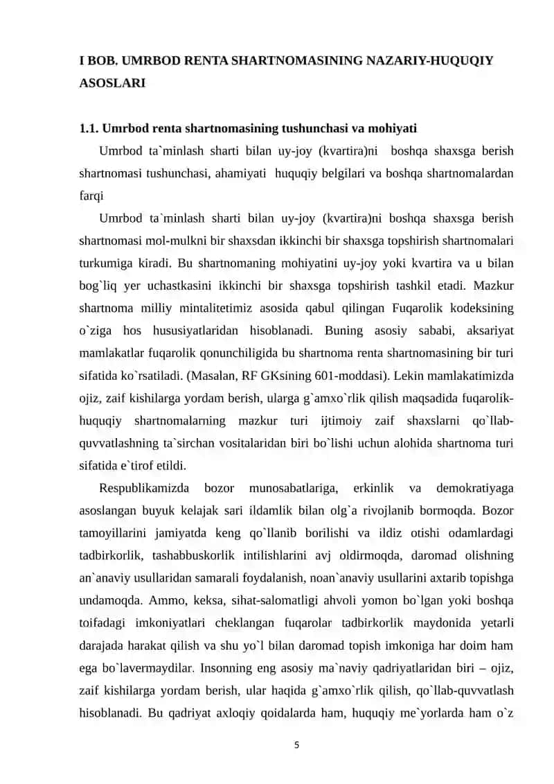UMRBOD RENTA SHARTNOMASINING FUQAROLIK-XUQUQIY XUSUSIYATLARI 4